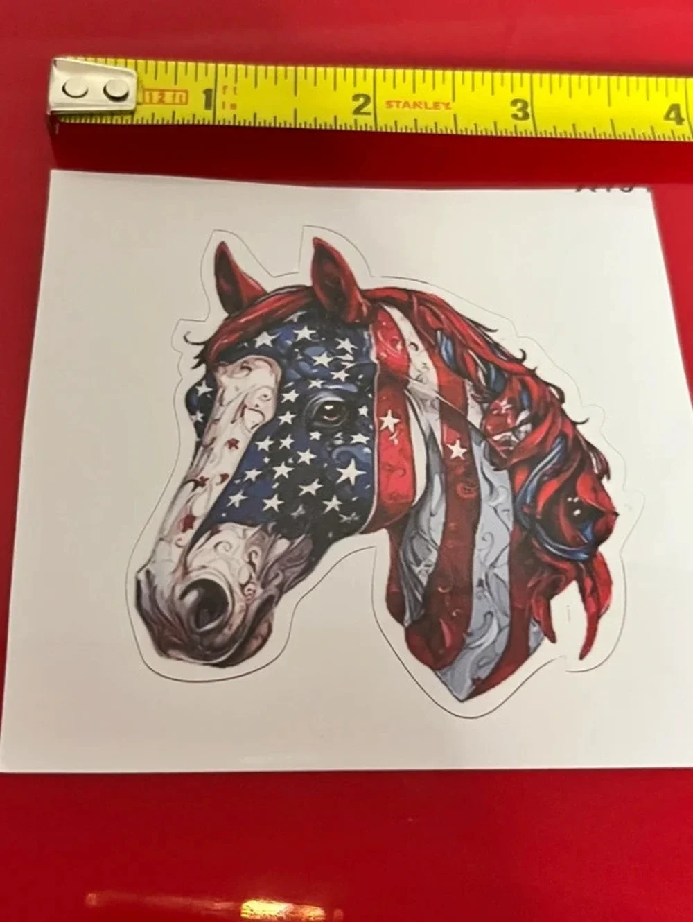 Love of Horse and Country Car Decal, large sticker